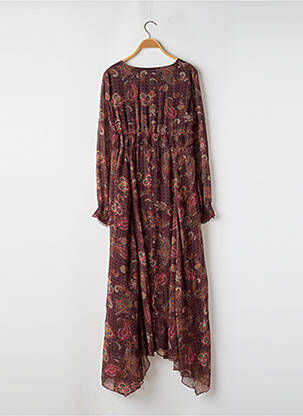 Rochie lungă mâneci lungi mâneci lungi violet PROMOD femeie