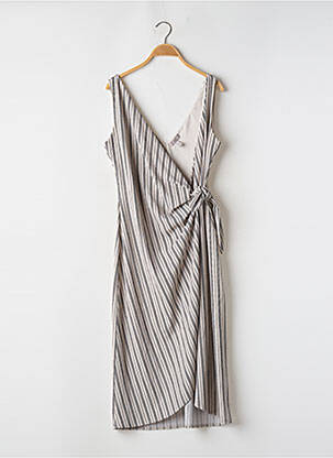 Rochie midi fără mâneci fără mâneci gri H&M femeie
