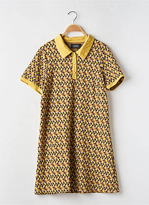 Rochie scurtă galben CIDER femeie