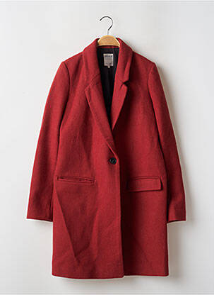 Palton lung portocaliu ZARA TRAFALUC femeie