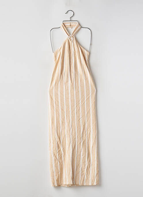 Rochie lungă galben ZARA femeie