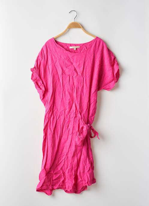 Rochie midi roz LA FEE MARABOUTEE femeie