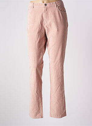 Pantalon slim elasticitate mărime normală roz BRUNO SAINT HILAIRE femeie