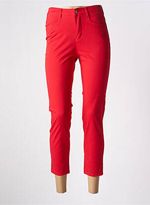 Pantalon trei sferturi roșu I.QUING femeie