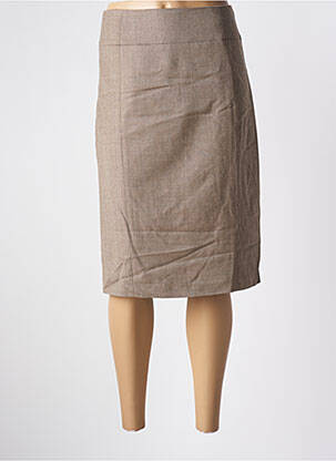 Fustă midi maro BRUNO SAINT HILAIRE femeie