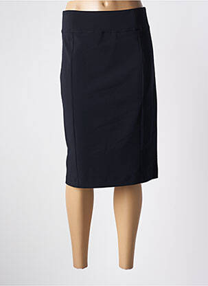 Fustă midi talie cu cleme negru BRUNO SAINT HILAIRE femeie