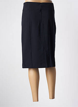 Fustă midi talie cu cleme negru BRUNO SAINT HILAIRE femeie