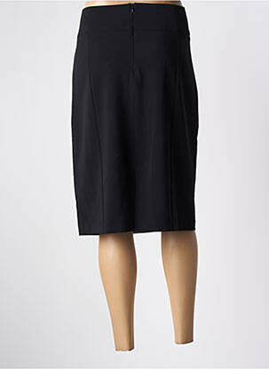 Fustă midi talie cu cleme negru BRUNO SAINT HILAIRE femeie