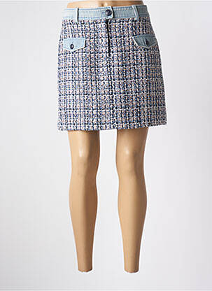 Fustă scurtă albastru MORGAN femeie