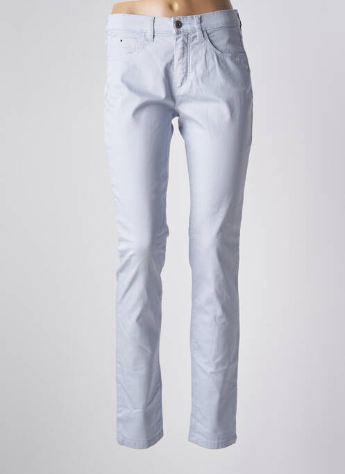 Pantalon slim albastru BRUNO SAINT HILAIRE femeie
