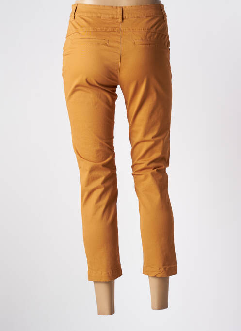 Pantalon trei sferturi galben SARAH JOHN femeie