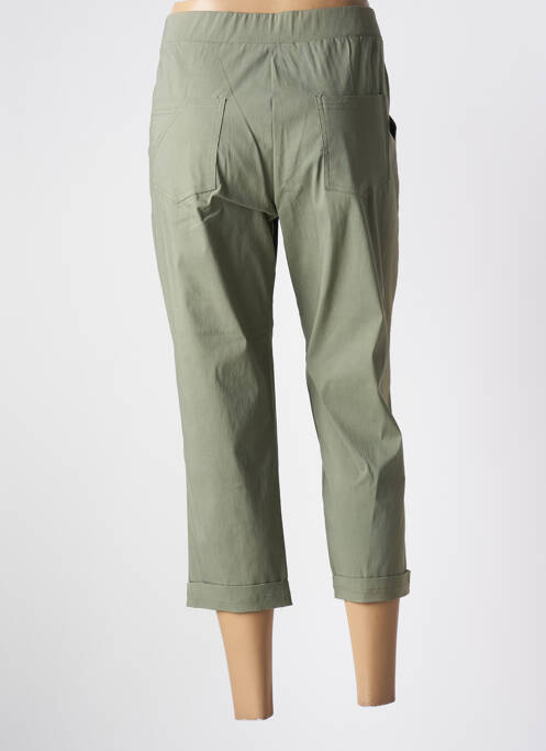 Pantalon trei sferturi verde HALOGENE femeie