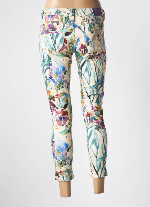 Pantalon 7/8 elasticitate talie joasă bej FREEMAN T.PORTER femme