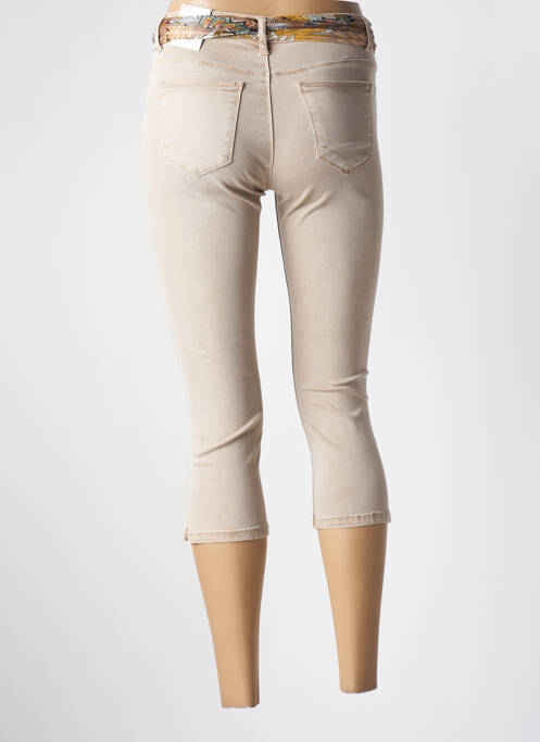 Pantalon trei sferturi maro ONADO femeie