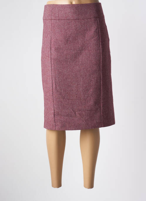 Fustă midi roșu BRUNO SAINT HILAIRE femeie