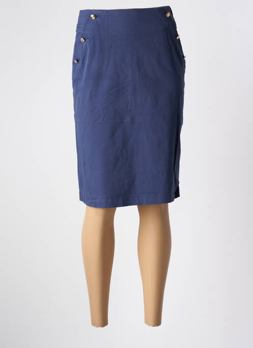 Fustă midi albastru BRUNO SAINT HILAIRE femeie
