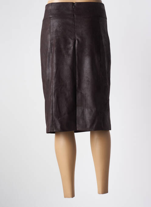 Fustă midi maro BRUNO SAINT HILAIRE femeie