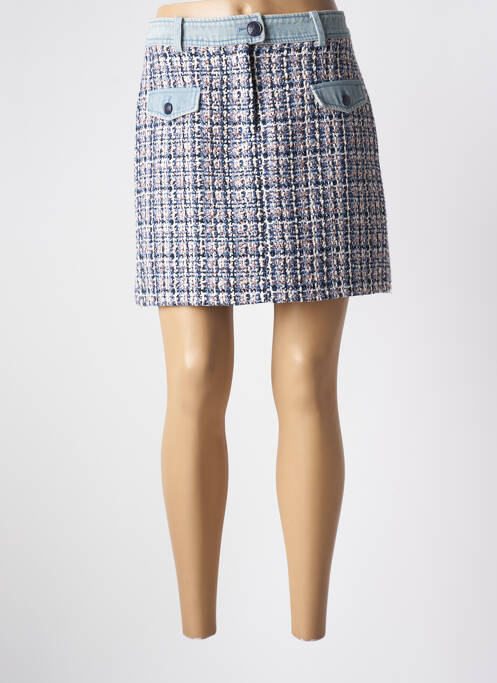 Fustă scurtă albastru MORGAN femeie