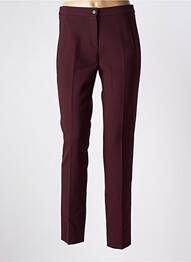 Pantalon slim elasticitate talie înaltă roșu BRUNO SAINT HILAIRE femme