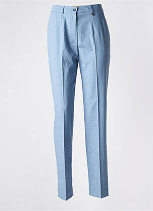 Pantalon slim albastru BRUNO SAINT HILAIRE femeie