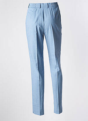 Pantalon slim talie înaltă talie înaltă albastru BRUNO SAINT HILAIRE femeie