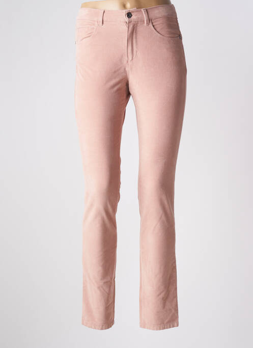 Pantalon slim roz BRUNO SAINT HILAIRE femeie