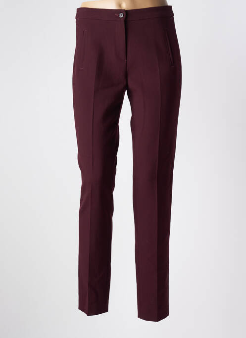 Pantalon slim roșu BRUNO SAINT HILAIRE femeie