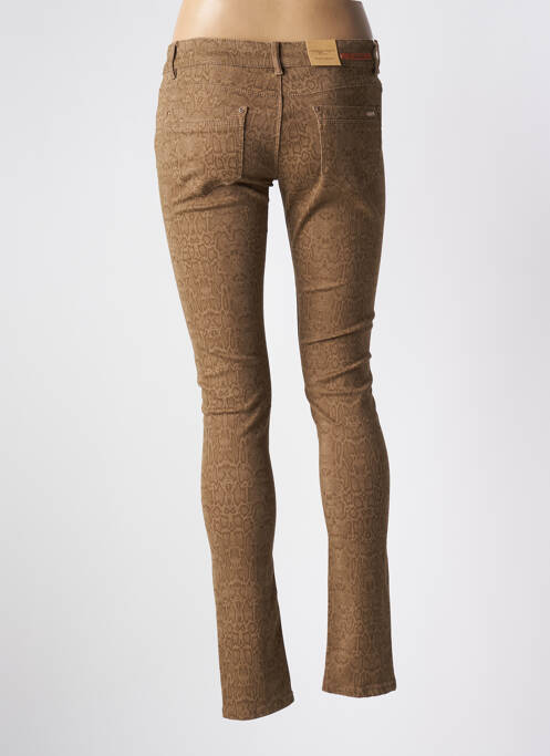 Pantalon slim maro TOXIK3 femeie
