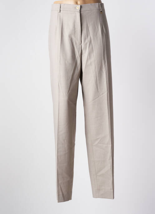 Pantalon drept bej BRUNO SAINT HILAIRE femeie