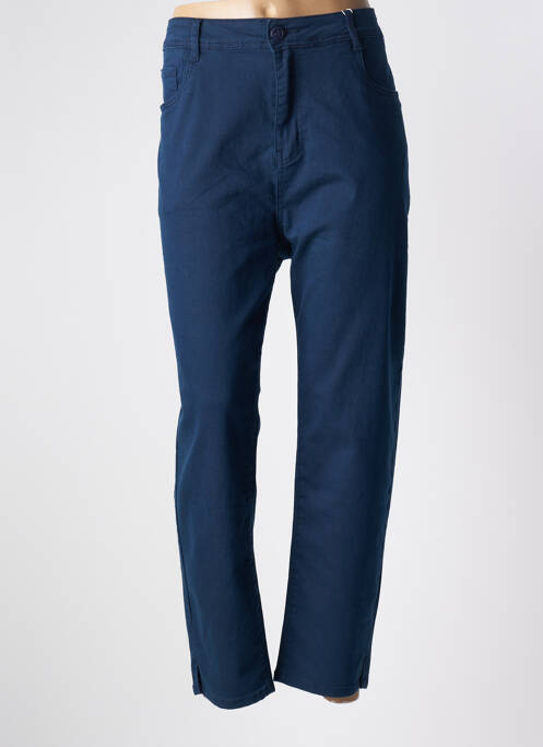 Pantalon slim albastru S.QUISE femeie