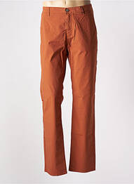 Pantalon chino țesătură poplin mărime normală maro MCS homme