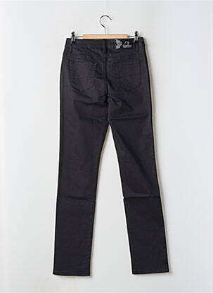 Pantalon drept elasticitate talie înaltă negru KY CREATION femeie