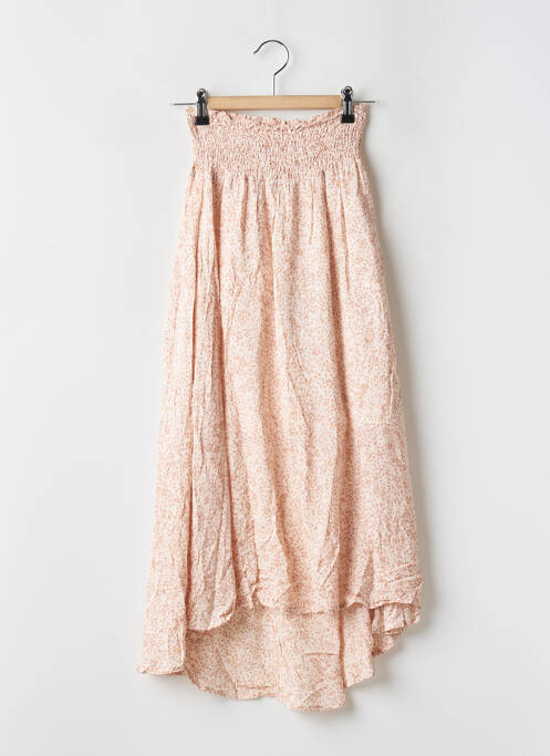 Fustă lungă roz BRUNO SAINT HILAIRE femeie