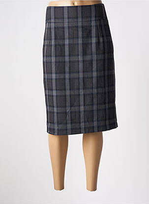 Fustă midi gri BRUNO SAINT HILAIRE femeie