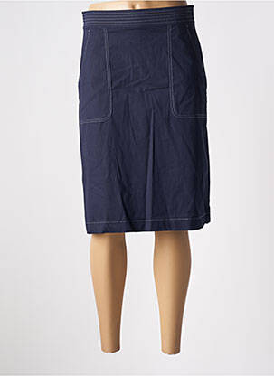 Fustă midi albastru BRUNO SAINT HILAIRE femeie