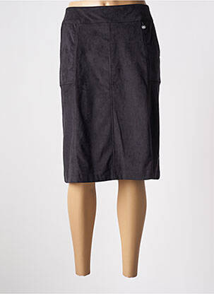 Fustă midi elasticitate negru BRUNO SAINT HILAIRE femeie