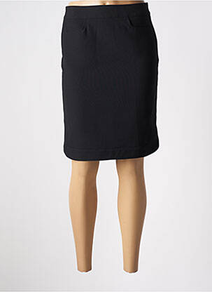 Fustă midi talie cu cleme negru SAINT HILAIRE femeie