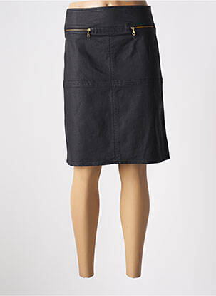 Fustă midi elasticitate negru BRUNO SAINT HILAIRE femeie