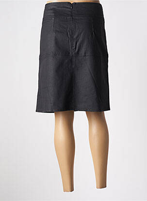 Fustă midi elasticitate negru BRUNO SAINT HILAIRE femeie