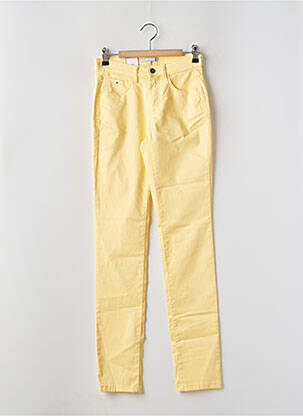 Pantalon slim galben BRUNO SAINT HILAIRE femeie