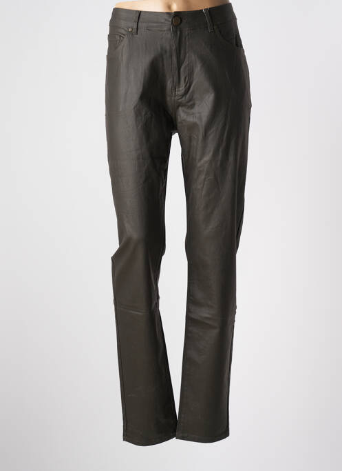 Pantalon slim verde S.QUISE femeie