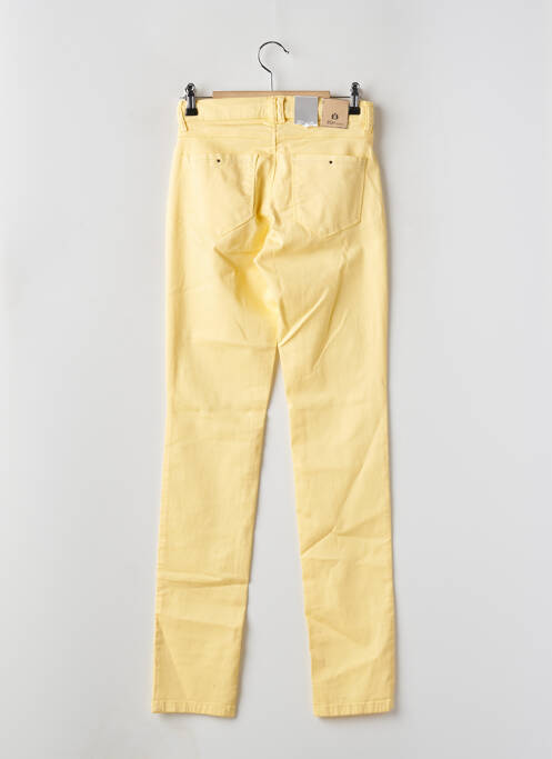 Pantalon slim galben BRUNO SAINT HILAIRE femeie