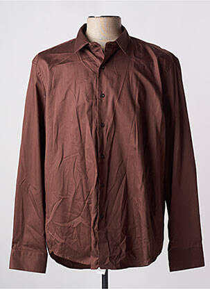 Cămașă cu mâneci lungi maro AARON'S bărbat