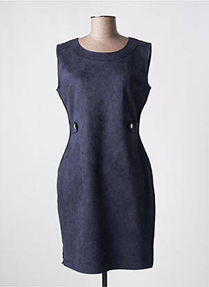 Rochie midi fără mâneci fără mâneci albastru HF WOMAN COLLECTION femeie