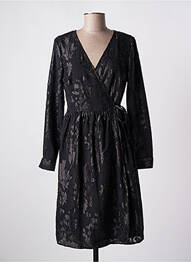 Rochie midi mâneci lungi mâneci lungi negru VILA femme