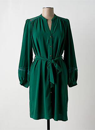 Rochie midi mâneci lungi mâneci lungi verde LA PETITE ETOILE femeie