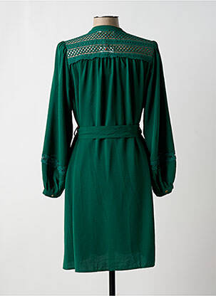 Rochie midi mâneci lungi mâneci lungi verde LA PETITE ETOILE femeie