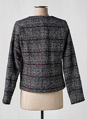 Jachete elegante buzunare albastru BRUNO SAINT HILAIRE femeie