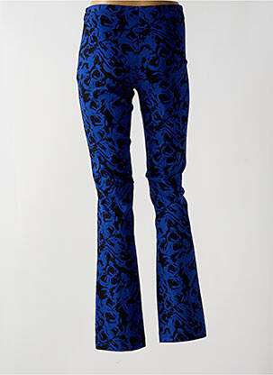 Pantalon drept elasticitate talie înaltă albastru DESIGUAL femeie