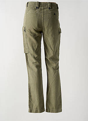 Pantalon drept talie cu cleme talie înaltă verde FREEMAN T.PORTER femeie